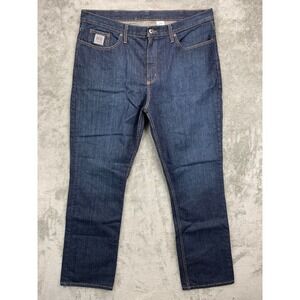 Cinch Men's Jeans 42x34 Indigo Blue Western Silver Label Straight Leg MB98034002